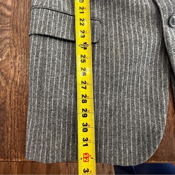 Hart Schaffner & Marx sz 42L gray pinstripe suit jacket blazer - Picture 7 of 16